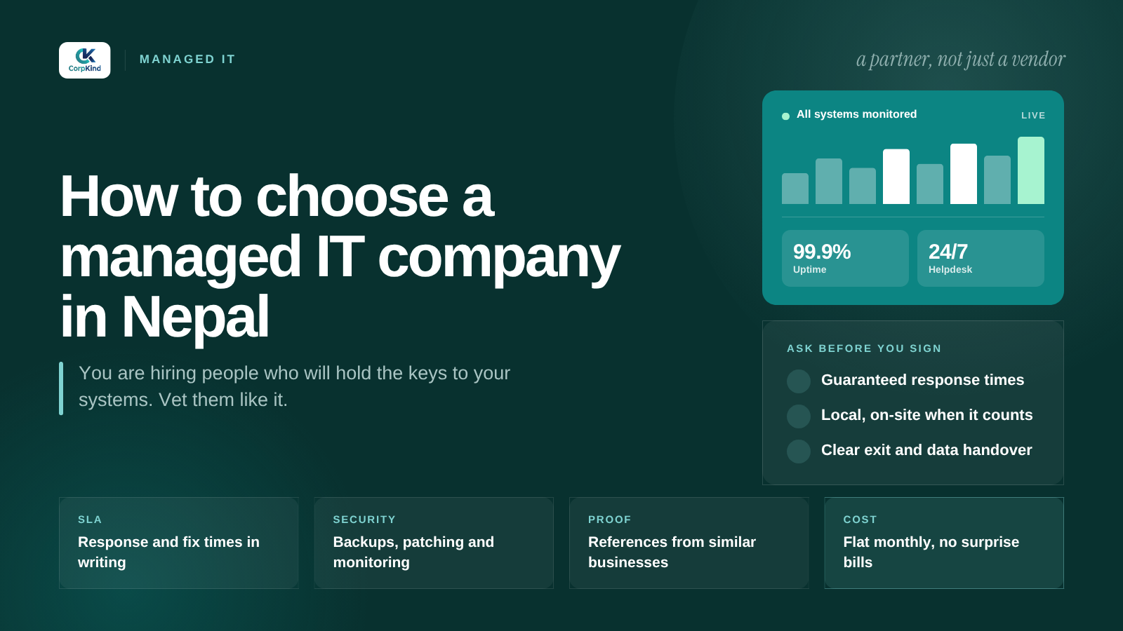 How to choose a managed IT company in Nepal