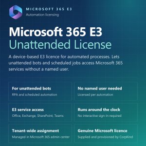 Genuine Microsoft 365 E3 Unattended licence from CorpKind Tech in Nepal