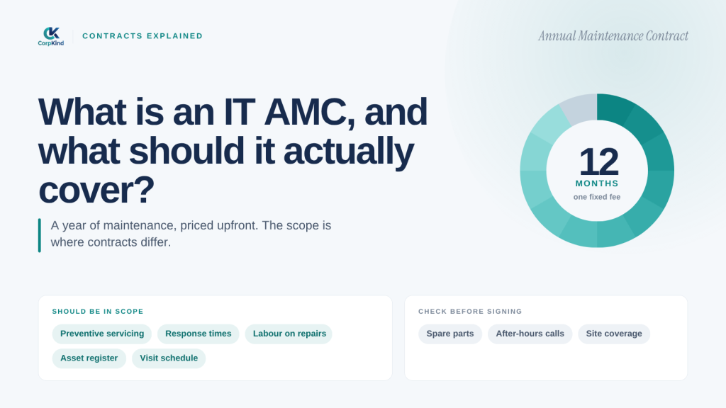 What an IT AMC should cover, by CorpKind Tech